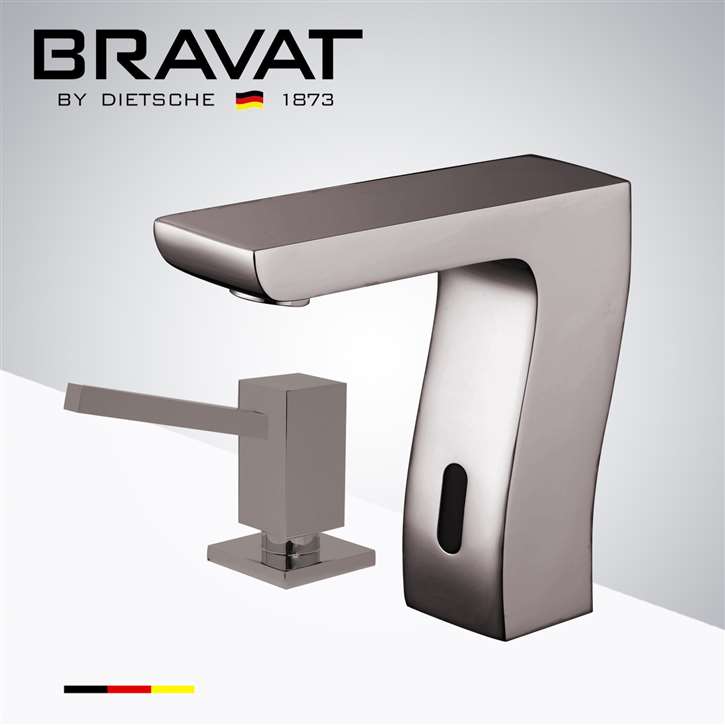 Fontana Commercial Brushed Nickel Touch less Automatic Sensor Faucet