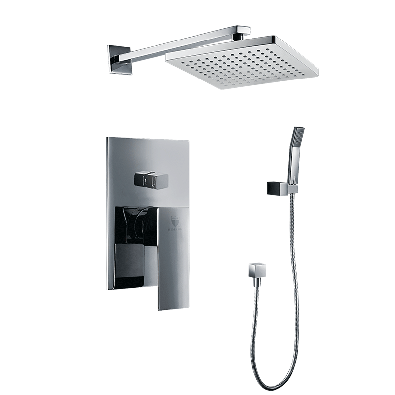 Messina Wall Mount Bathroom Rain Shower Set