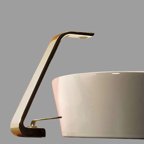 Fontana Annecy Polished Gold Touchless Vessel Sink Faucet