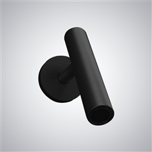 Fontana Melun Matte Black Touchless Wall Mounted Faucet with Deck Plate