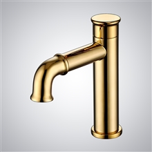 Fontana Les Ulis Gold Touchless Deck Mounted Bathroom Sink Faucet