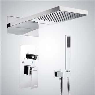 Fontana Compiegne Chrome Wall Mounted Shower System