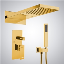 Fontana Compiegne Gold Wall Mounted Shower System