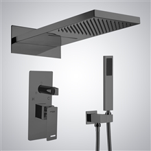 Fontana Compiegne Gun Metal Gray Wall Mounted Shower System