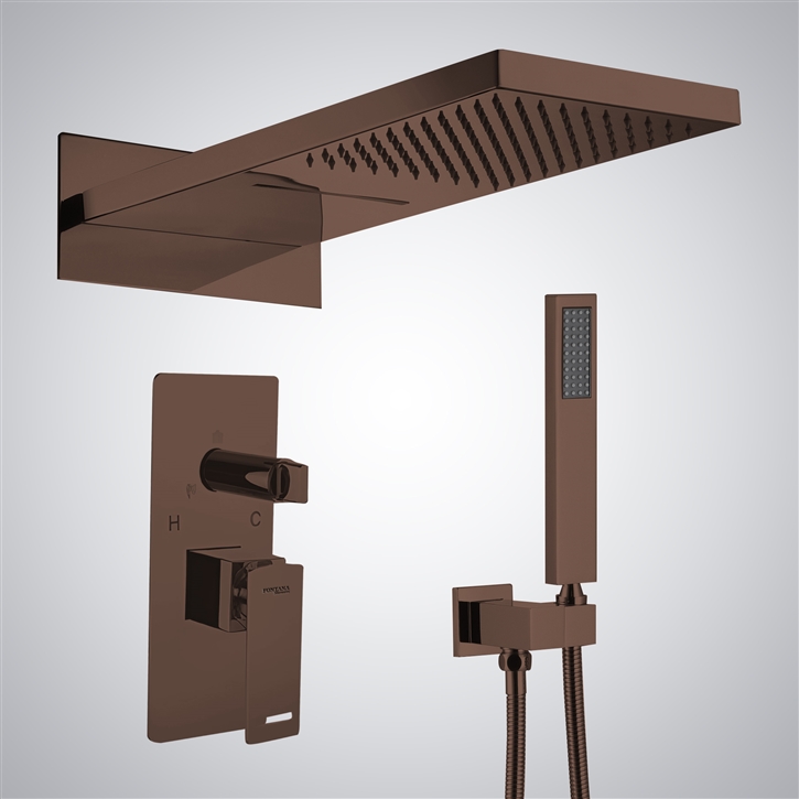 Fontana Compiegne Oil Rubbed Bronze Wall Mounted Shower System