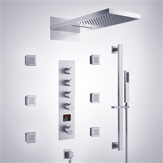 Fontana Manosque Chrome LED with Music Shower System