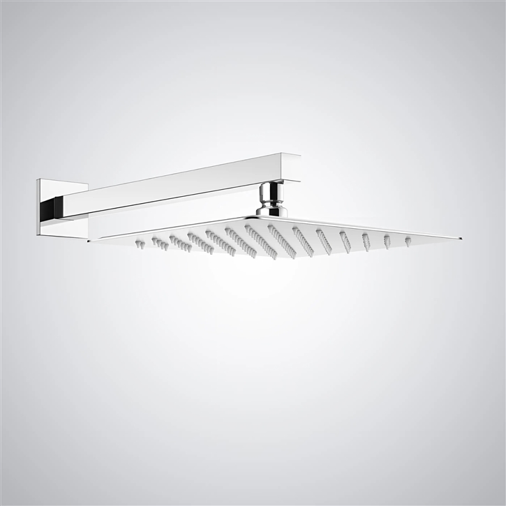 Fontana Wolken Chrome 16" Adjustable Bathroom Shower Head