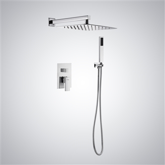 Fontana Luce Chrome Two Function Rainfall Shower System