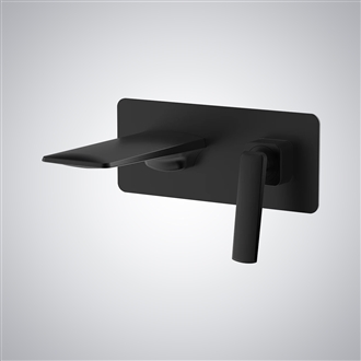 Fontana Cheste Matte Black Luxury Bathroom Sink Faucet