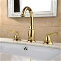 Therma Gold Finish Bathroom Sink Faucet