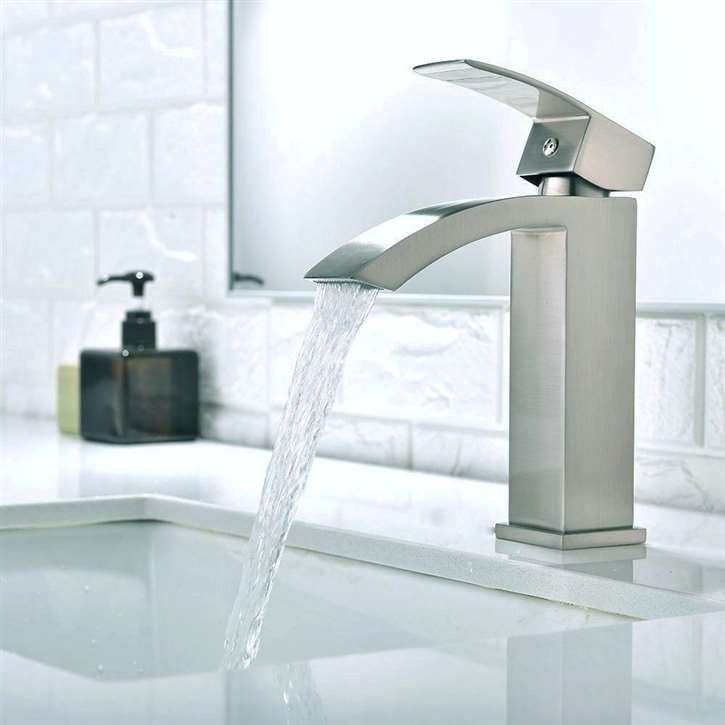 Martina Brushed Nickel Bathroom Sink Faucet