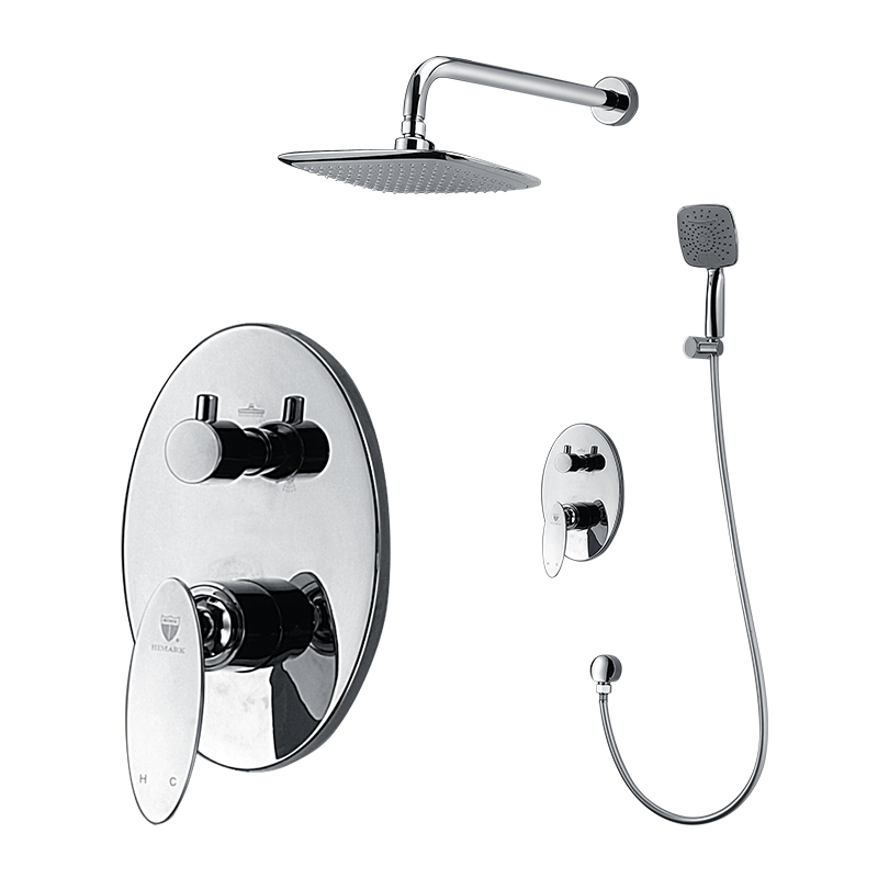 Monza Wall Mount Bathroom Rain Shower Set