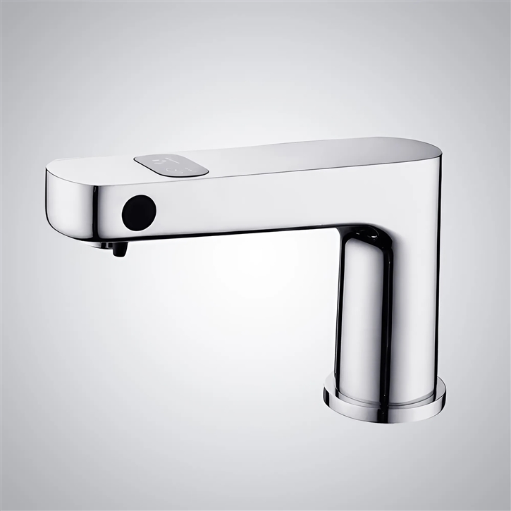 Fontana Morlaix Chrome 2-in-1 Touchless Faucet With Soap Dispenser