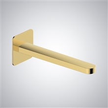 Fontana Oullins Polished Gold Modern Wall Mounted Touchless Faucet