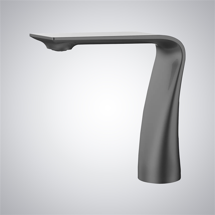 Fontana Aigues-Mortes Dark Grey LED Water Saver Touchless Bathroom Faucet