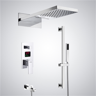 Fontana Picardy Chrome Multifunctional LED Music Luxury Shower Set