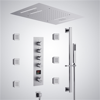 Fontana Boucau Chrome Hot and Cold Digital Shower Set