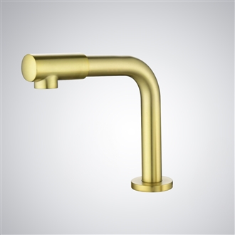 Fontana Mer Brushed Gold Touchless Bathroom Sink Faucet