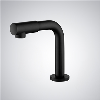 Fontana Mer Matte Black Modern Touchless Bathroom Faucet