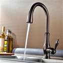 Moravia Deck Mounted Oil Rubbed Bronze Finish Kitchen Sink Faucet