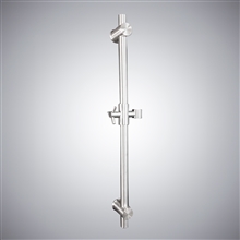 Fontana Handheld Shower in Chrome With Adjustable Sliding Bar and Hose