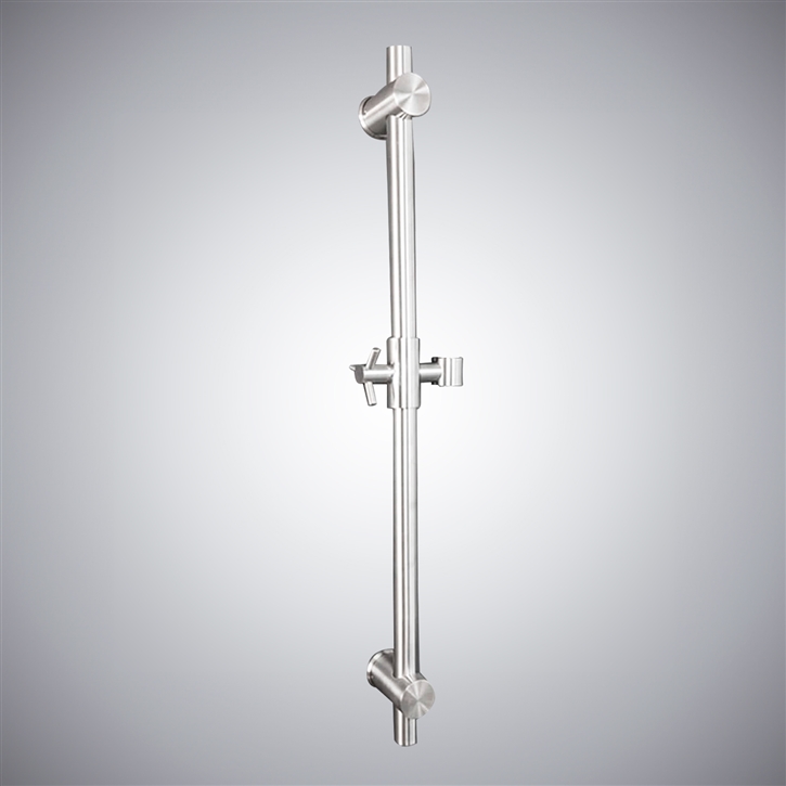 Fontana Handheld Shower in Chrome With Adjustable Sliding Bar and Hose