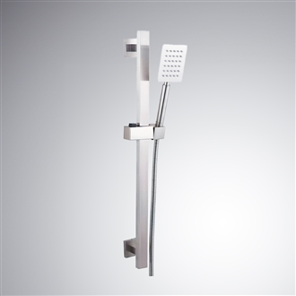 Fontana Chrome-Finished Handheld Shower with Steel Hose and Height Adjustment