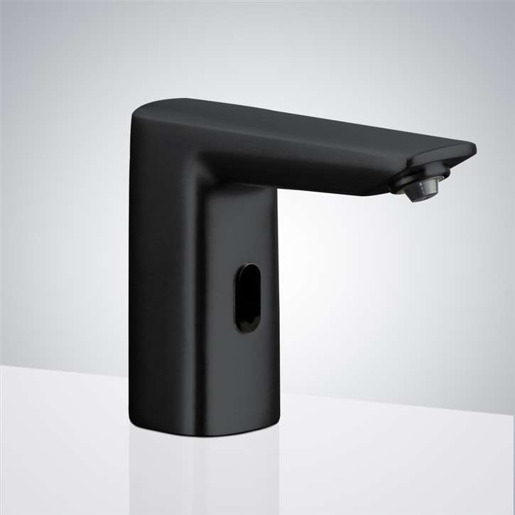 Fontana Merignac Automatic Soap Dispenser in Matte Black