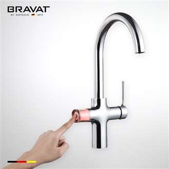 Bravat Stylish Electric Deck Faucet With Filter