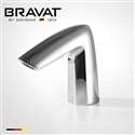 Bravat Commercial Deck Mount Bright Chrome Automatic Sensor Faucet