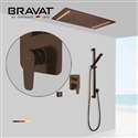 Fontana Showers LED  Rainfall Shower Head With Hand Shower