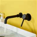 Fontana Milan Single Lever Wall Mount Oil Rubbed Bronze 8.27" (210MM) Sink Faucet