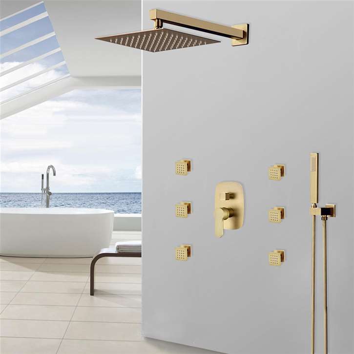 Luxury Gold Shower System