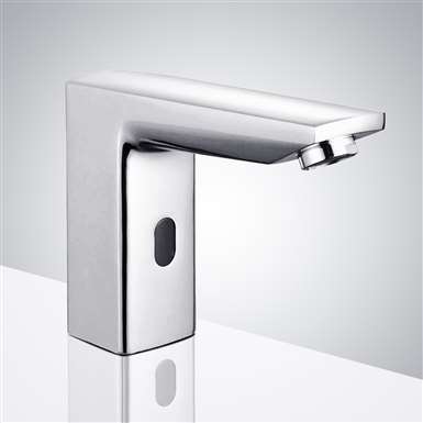 Fontana Lima Commercial Chrome Automatic Sensor Sink Faucet