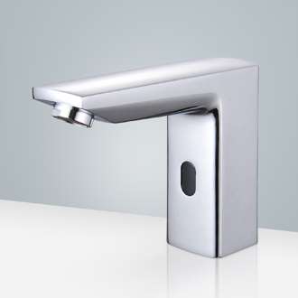 Fontana Lima Commercial Chrome Automatic Sensor Sink Faucet