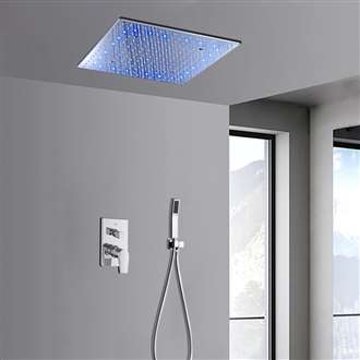 Bravat LED Chrome Shower Set