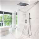 Fontana  Rainfall LED Brushed Nickel Shower Set