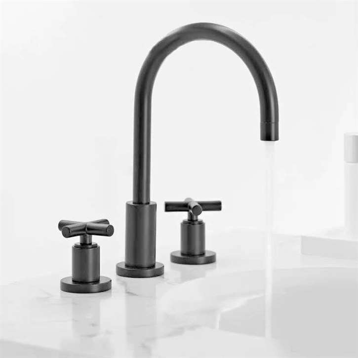 Fontana Verona Bathtub Hot Cold Mixer Dark Oil Rubbed Bronze 3pcs Sink Faucet