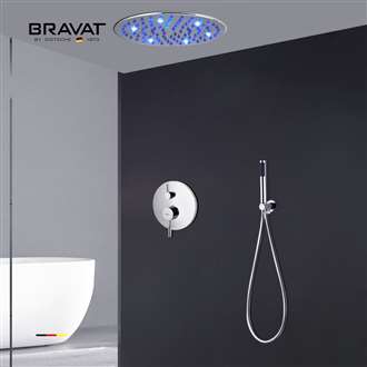 Bravat LED Chrome Shower Set