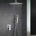 Fontana Chandler Ceiling Mount Rainfall Shower Head with Handheld Spray Set