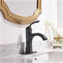 Fontana Verdal Antique Style Deck Mount Bathroom Sink Faucet