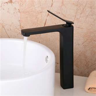 Denver 12" Contemporary Dark Oil Rubbed Bronze Bathroom Sink Faucet