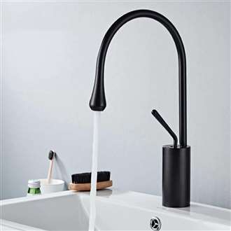 Single Lever 360 Rotation Spout Modern Brass Sink Faucet