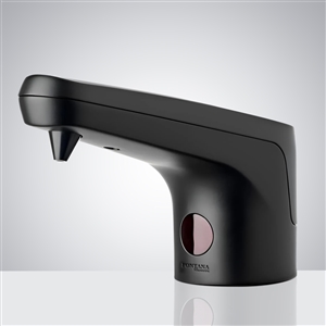 Fontana Plaisir Automatic Matte Black Soap Dispenser