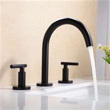 Fontana Newport Three Hole Widespread Bathroom Sink Faucet