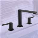 Napoli Dark Oil Rubbed Bronze Double Handle Sink Faucet