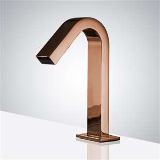 Fontana Atlanta Commercial Automatic Sensor Faucet in Rose Gold