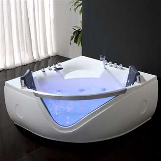 Luciana Corner Whirlpool Massage Indoor Bathtub