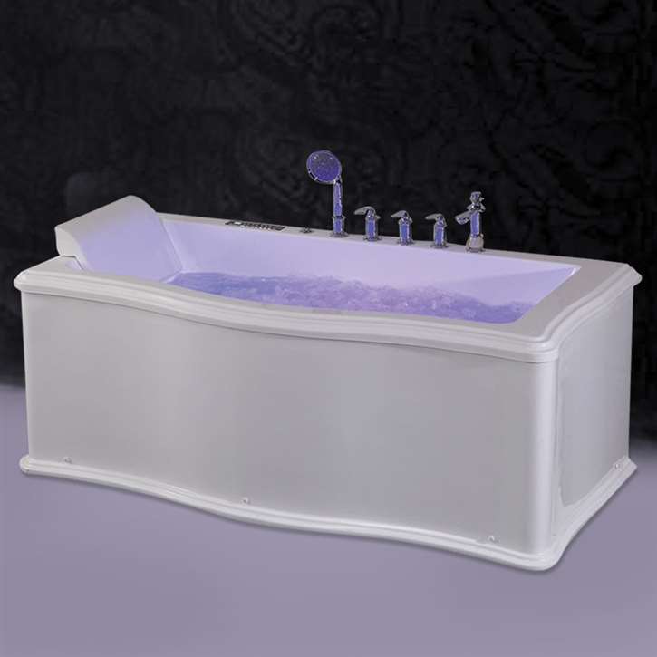 Reno Deep Modern Whirlpool Massage Bathtub