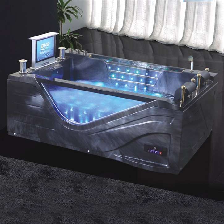 Milan Deluxe Whirlpool Massage Bathtub with LCD TV